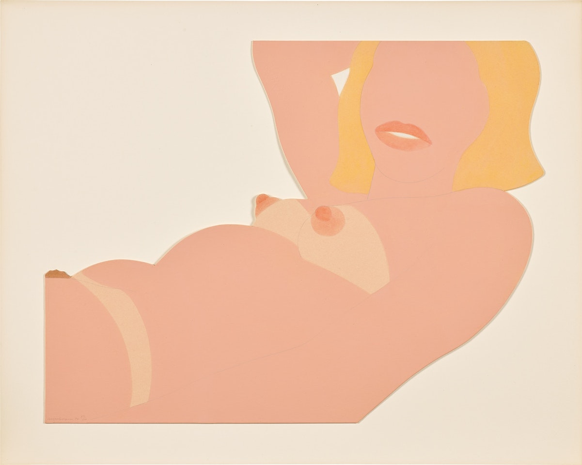 Great American Nude Cut Out (W.P.I. P704) by Tom Wesselmann