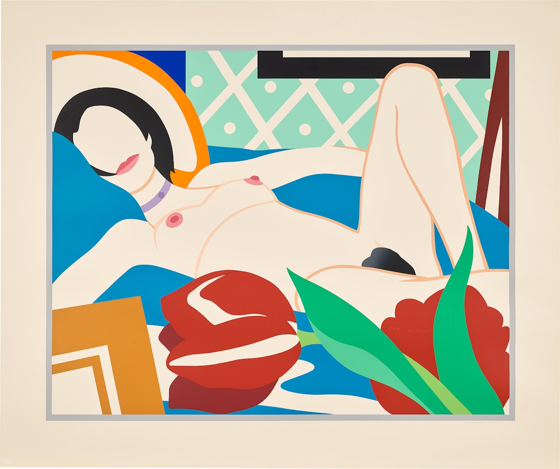 Monica with Tulips (W.P.I. P8909) by Tom Wesselmann
