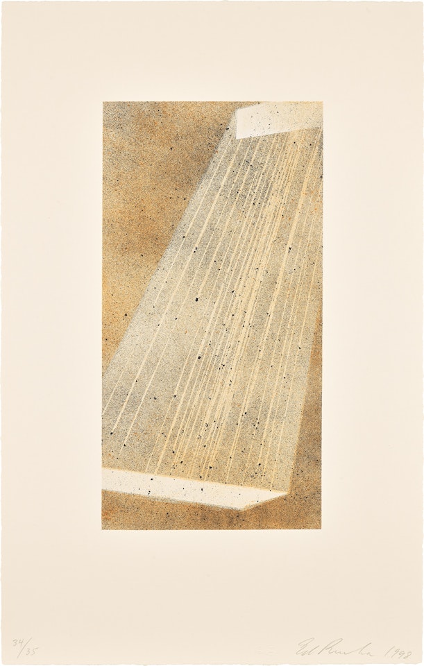 Bolt IV, from Bolt series (G. 1758, E. 275) by Ed Ruscha
