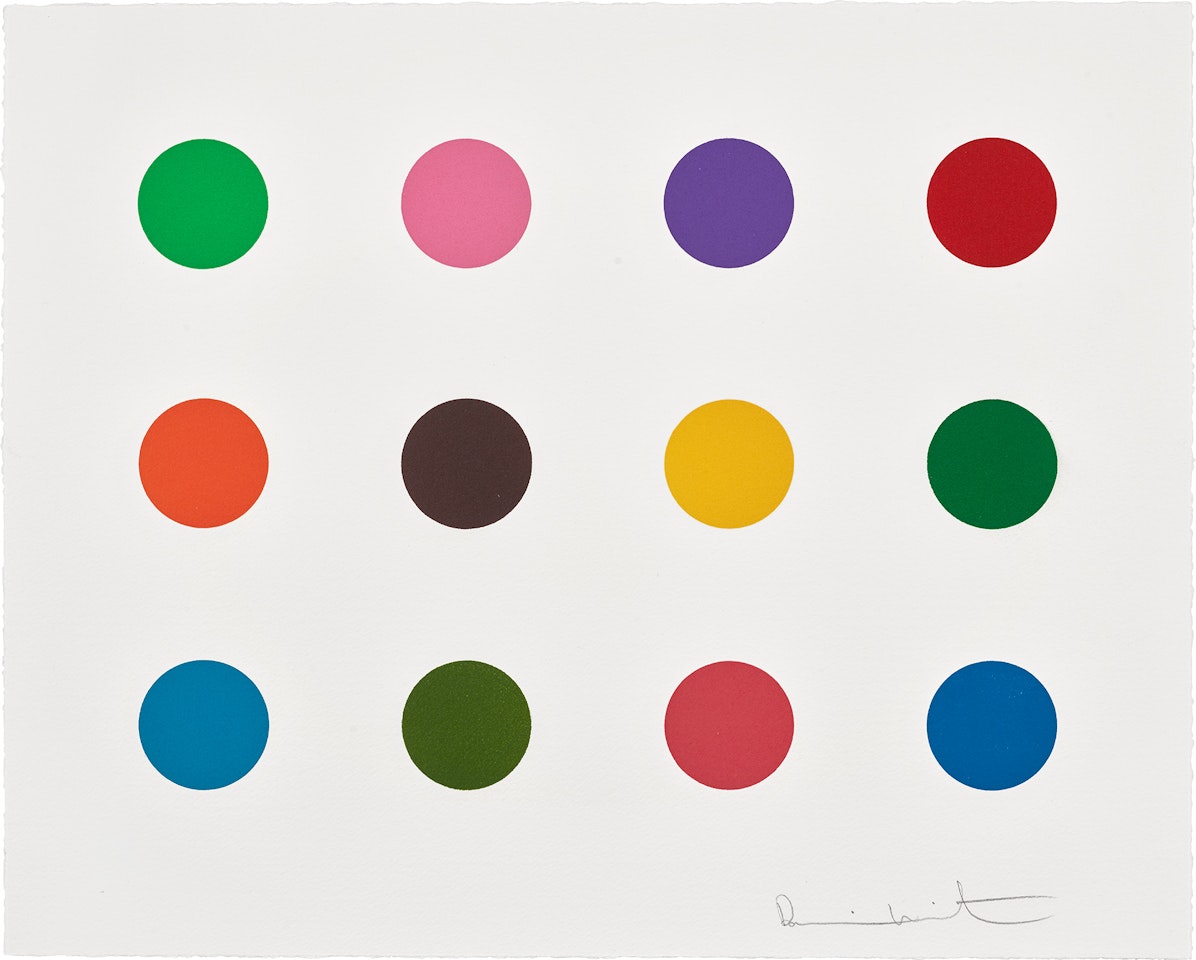 Perillartine, from 40 Woodcut Spots by Damien Hirst