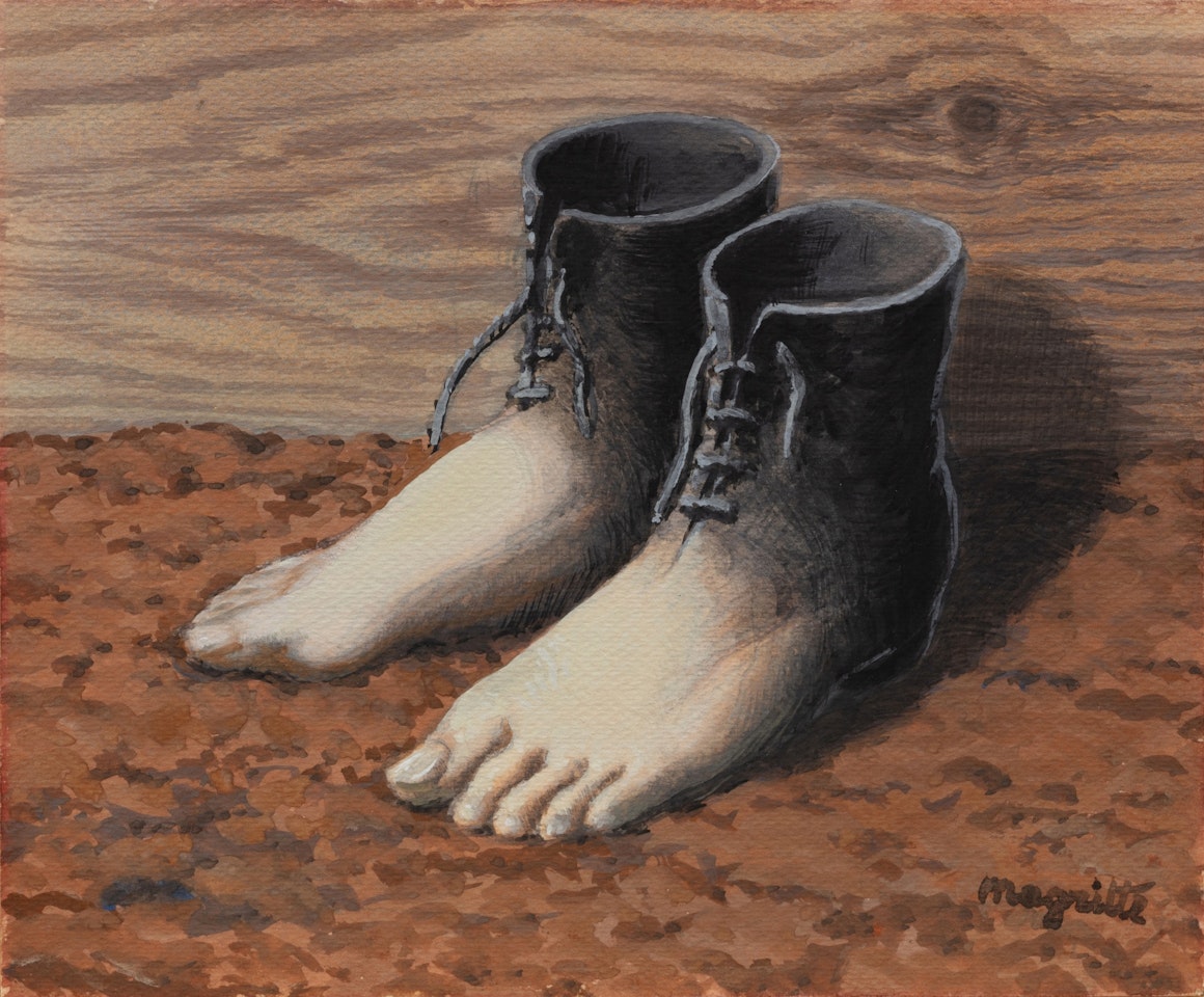Le modèle rouge by René Magritte