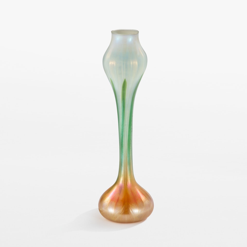Onion" Flower Form Vase by Tiffany Studios