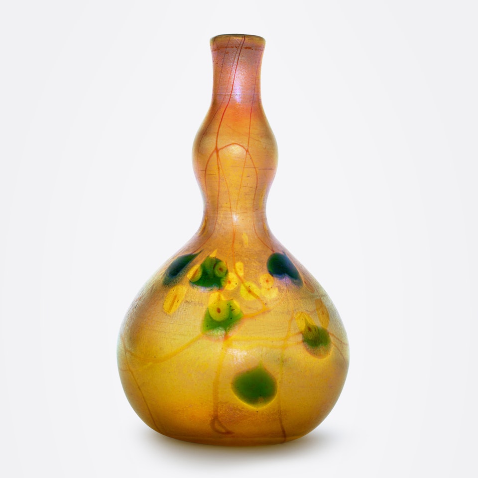 Decorated "Millefiore" Vase by Tiffany Studios
