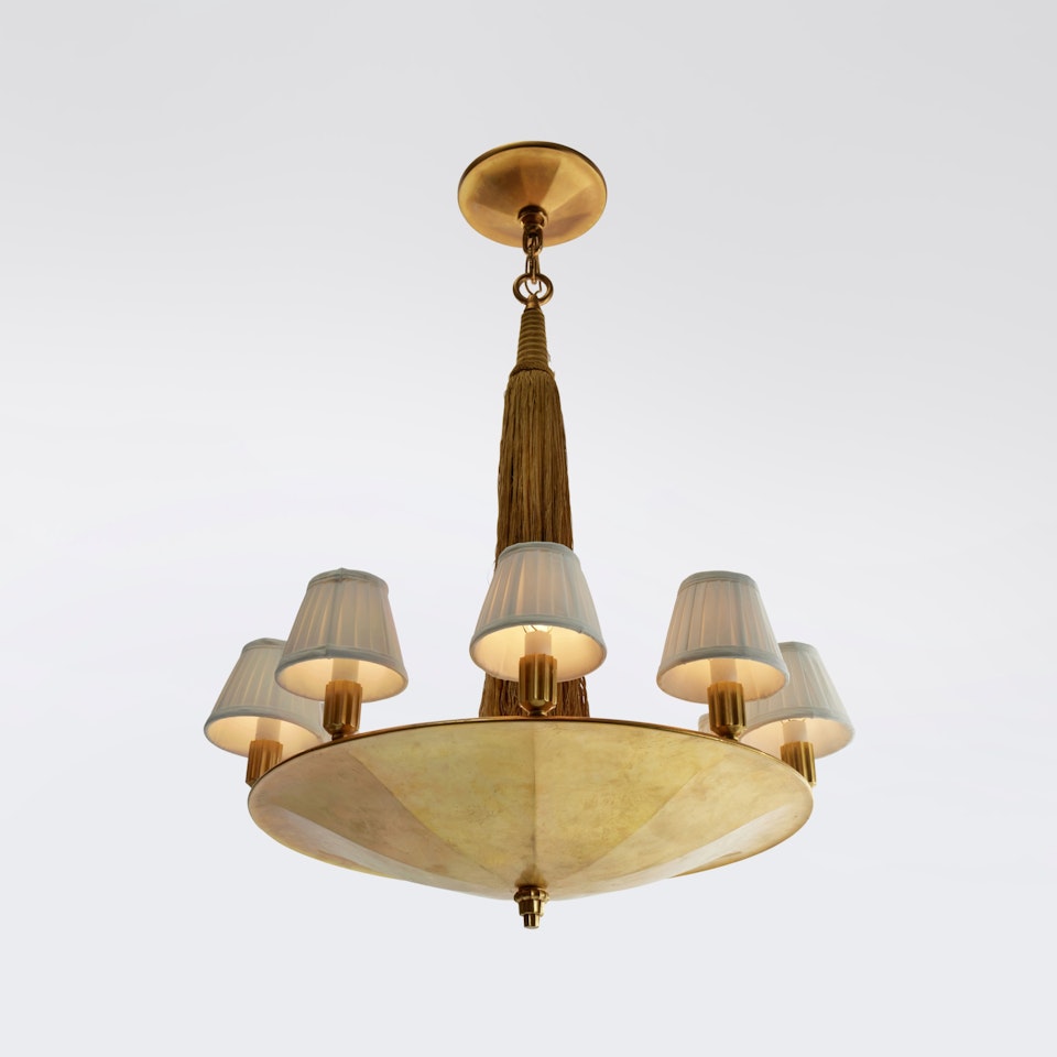 Ducharne" Chandelier by Emile-Jacques Ruhlmann