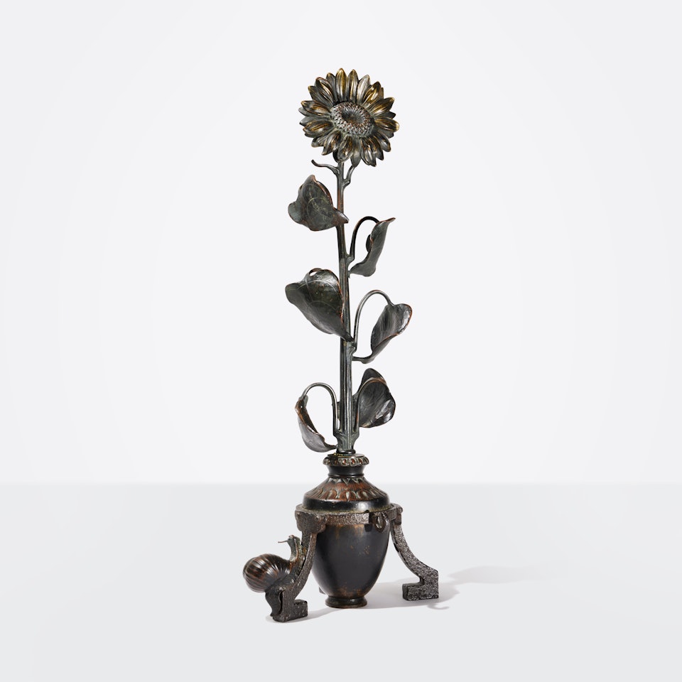 Andiron by Jean Dunand