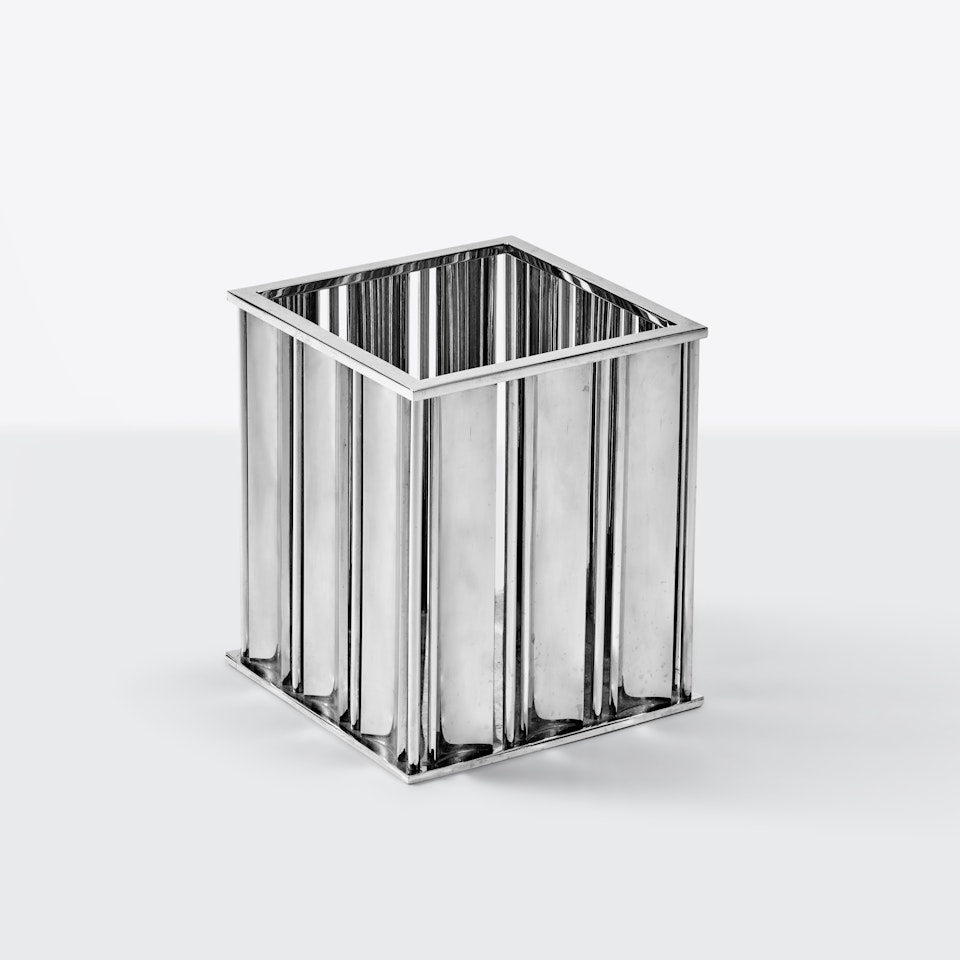 Wastepaper Basket by Jacques Adnet