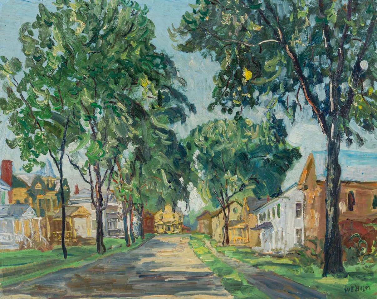 Street Scene by Walter Emerson Baum