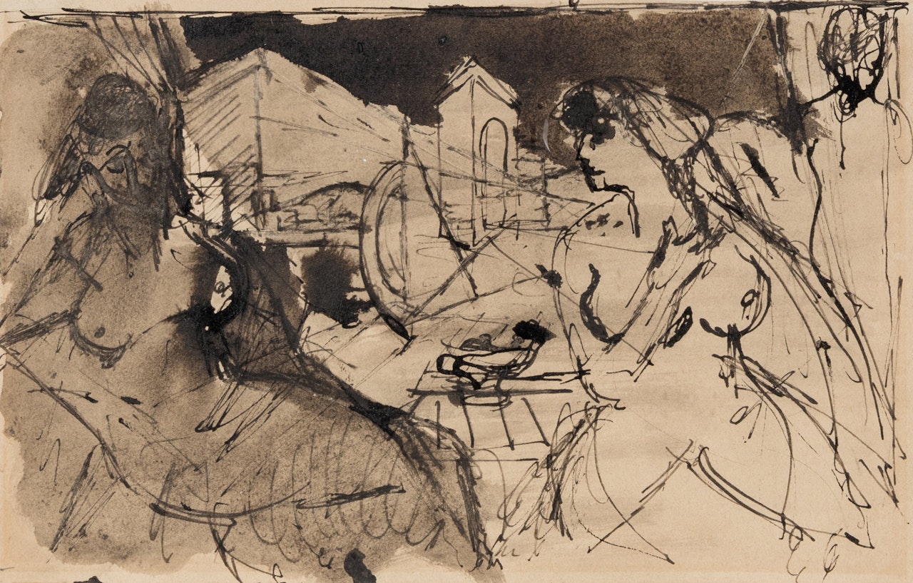 Fire, c. 1946 by Paul Delvaux