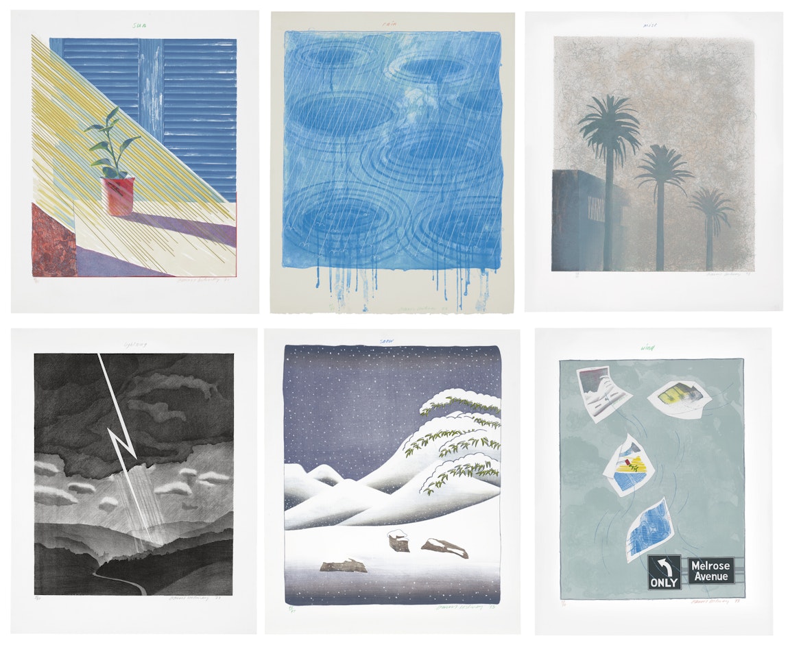 The Weather Series by David Hockney