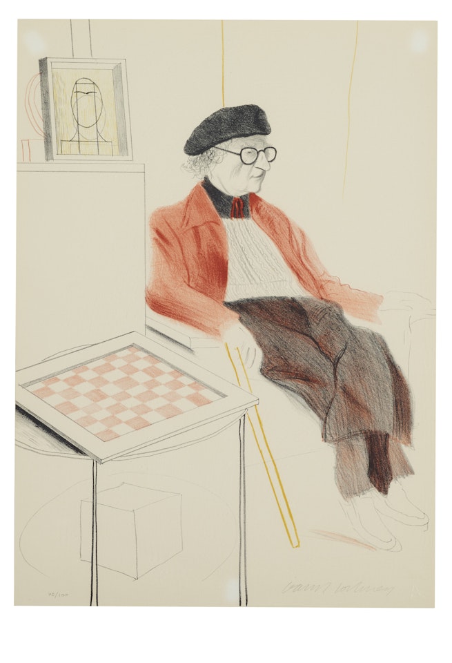 Man Ray by David Hockney
