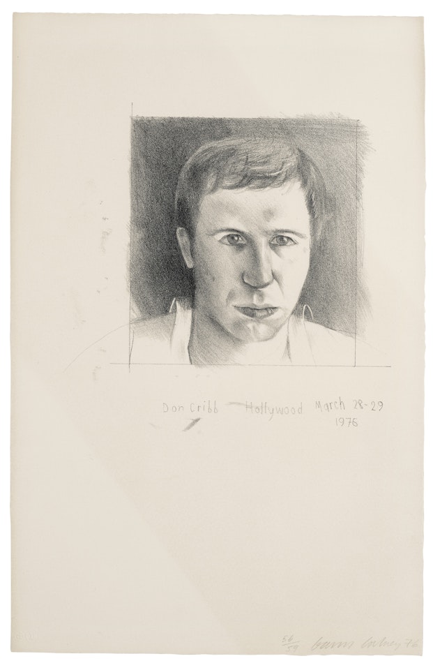 Donald Cribb, from Friends by David Hockney