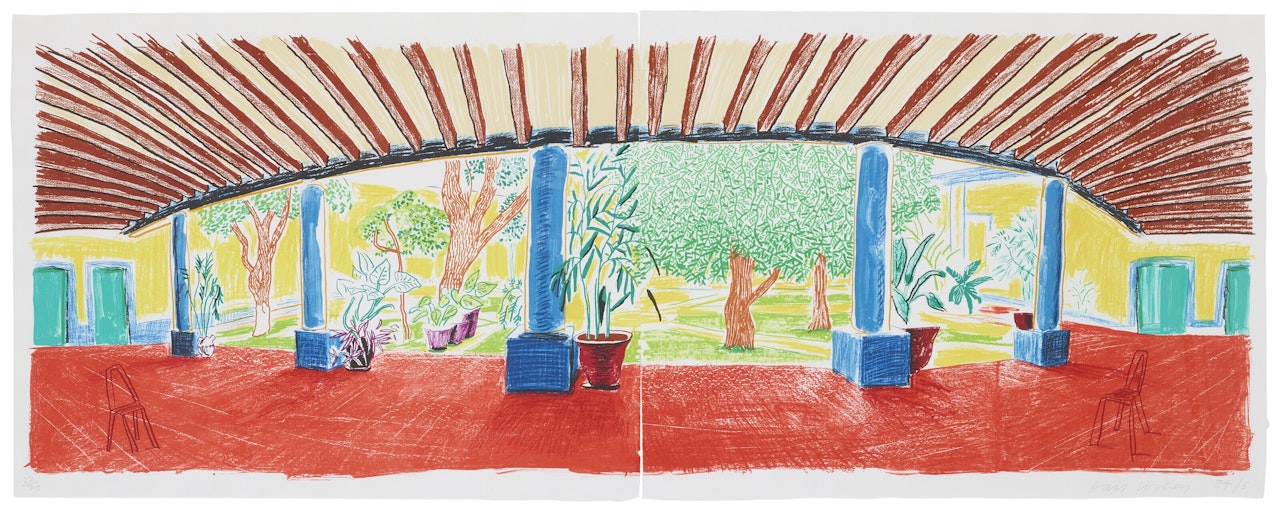 Hotel Acatlán: First Day, from Moving Focus by David Hockney