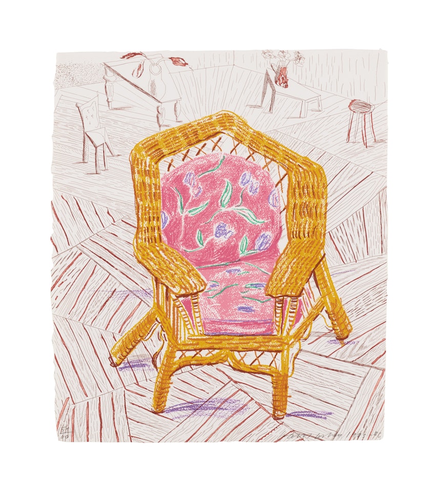 Number One Chair, from Moving Focus by David Hockney