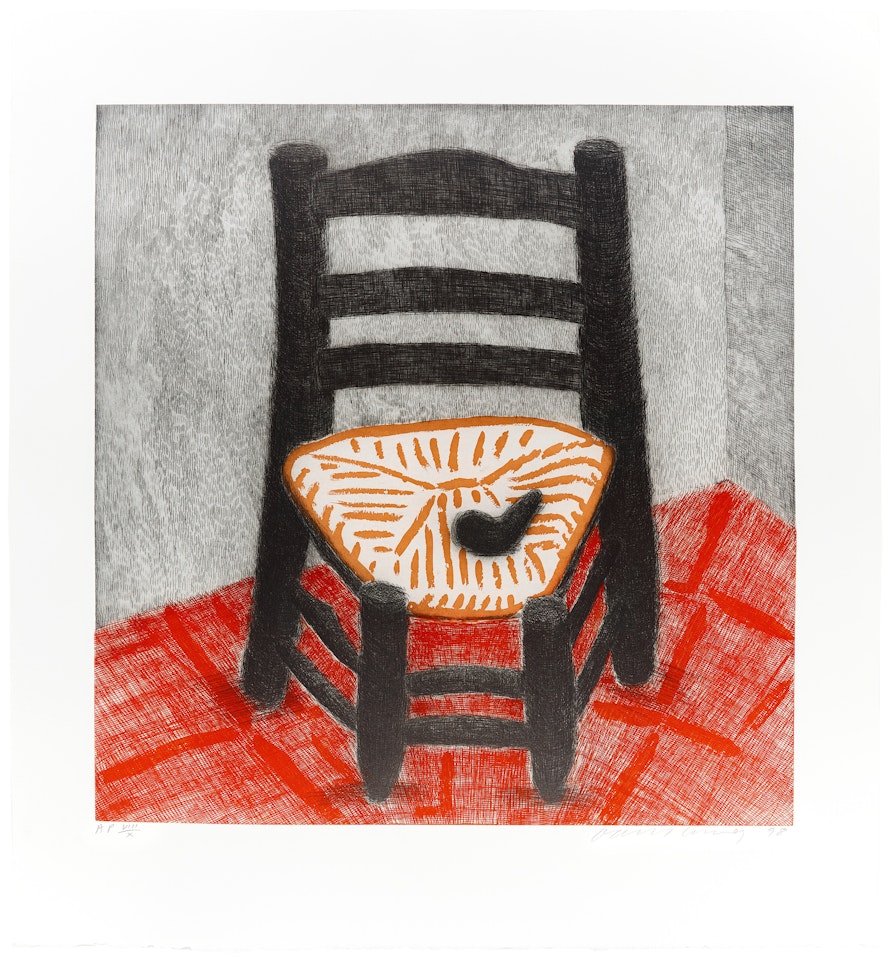 Van Gogh Chair (Black) by David Hockney