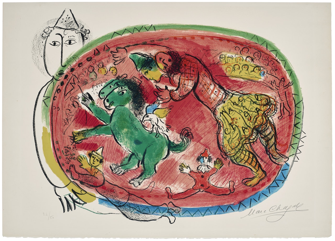 The Red Circle by Marc Chagall