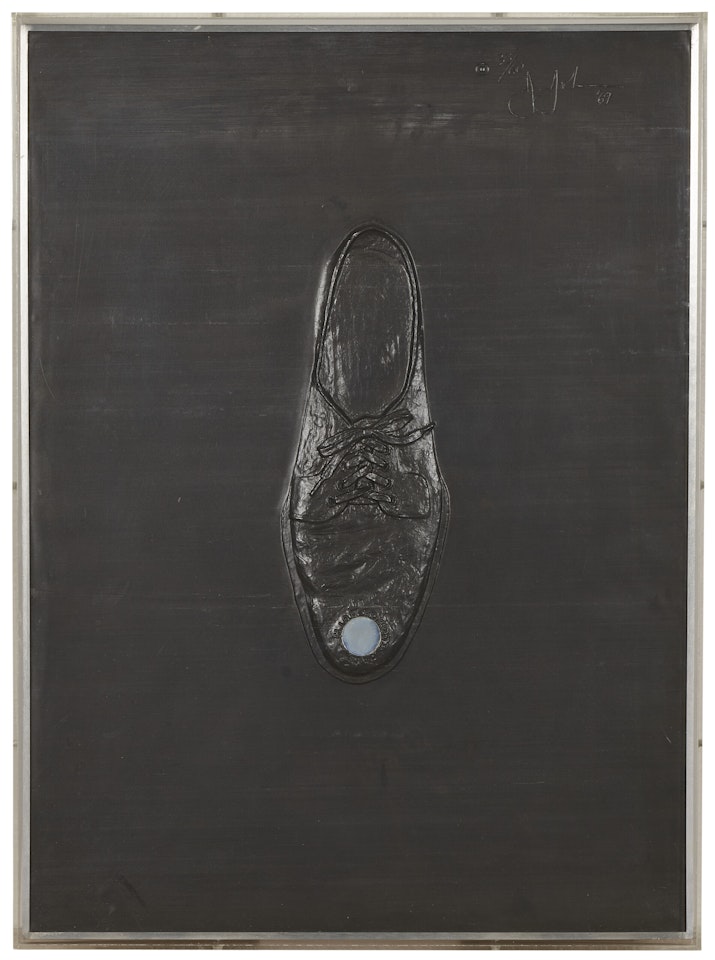 High School Days, from Lead Reliefs by Jasper Johns