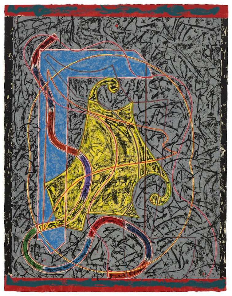 Imola Three II, from Circuits by Frank Stella