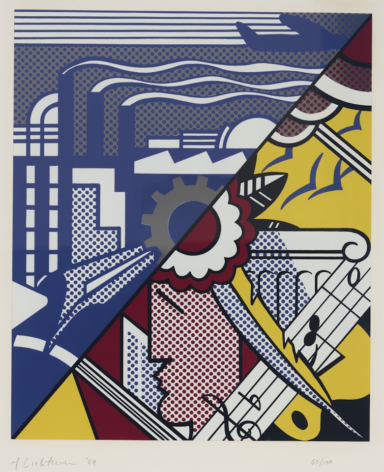 Industry and the Arts (I) by Roy Lichtenstein