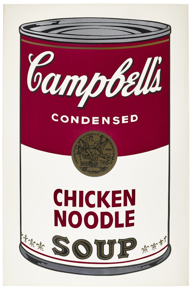 Chicken Noodle, from Campbell's Soup I by Andy Warhol