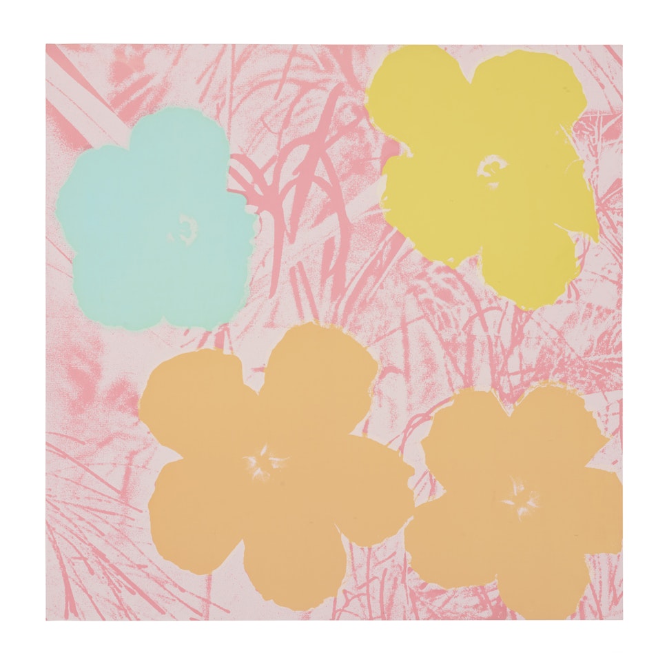 Flowers: one print by Andy Warhol