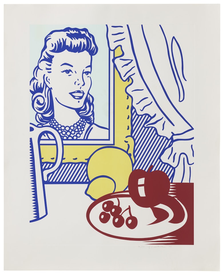 Still Life with Portrait by Roy Lichtenstein