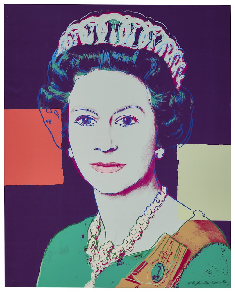 Queen Elizabeth II of the United Kingdom, from Reigning Queens by Andy Warhol