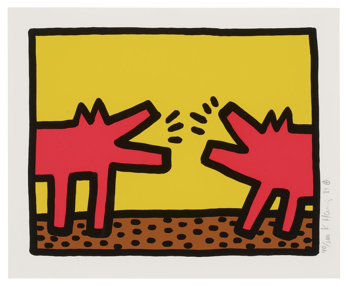 Pop Shop IV: one print by Keith Haring