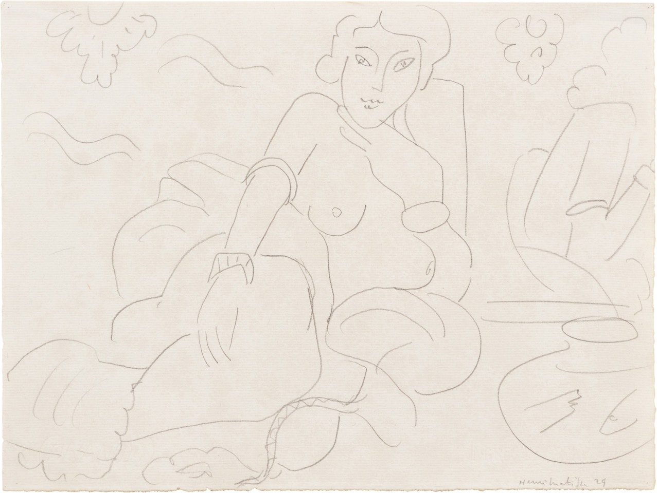 Jeune femme assise by Henri Matisse