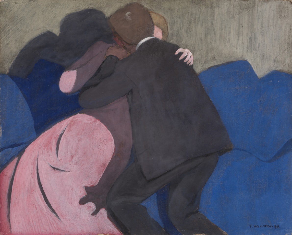 Le baiser by Félix Vallotton