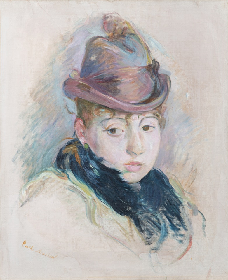 Jeune fille au chapeau by Berthe Morisot