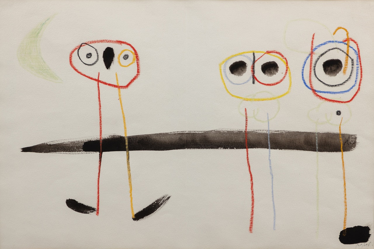 Drawing for "Ubu Roi by Joan Miró