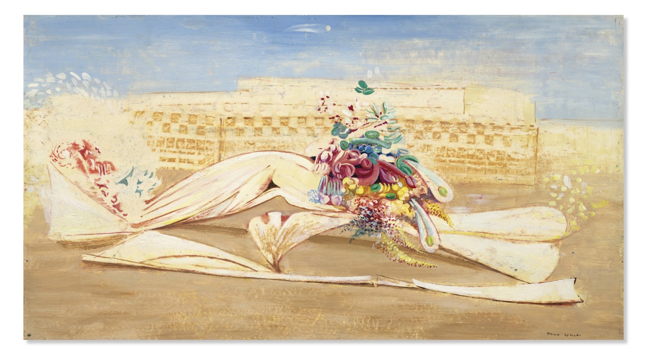 Jardin gobe-avions by Max Ernst