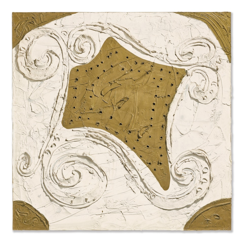 [Concetto spaziale] by Lucio Fontana