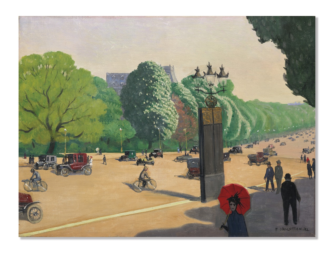 La Porte Dauphine by Félix Vallotton