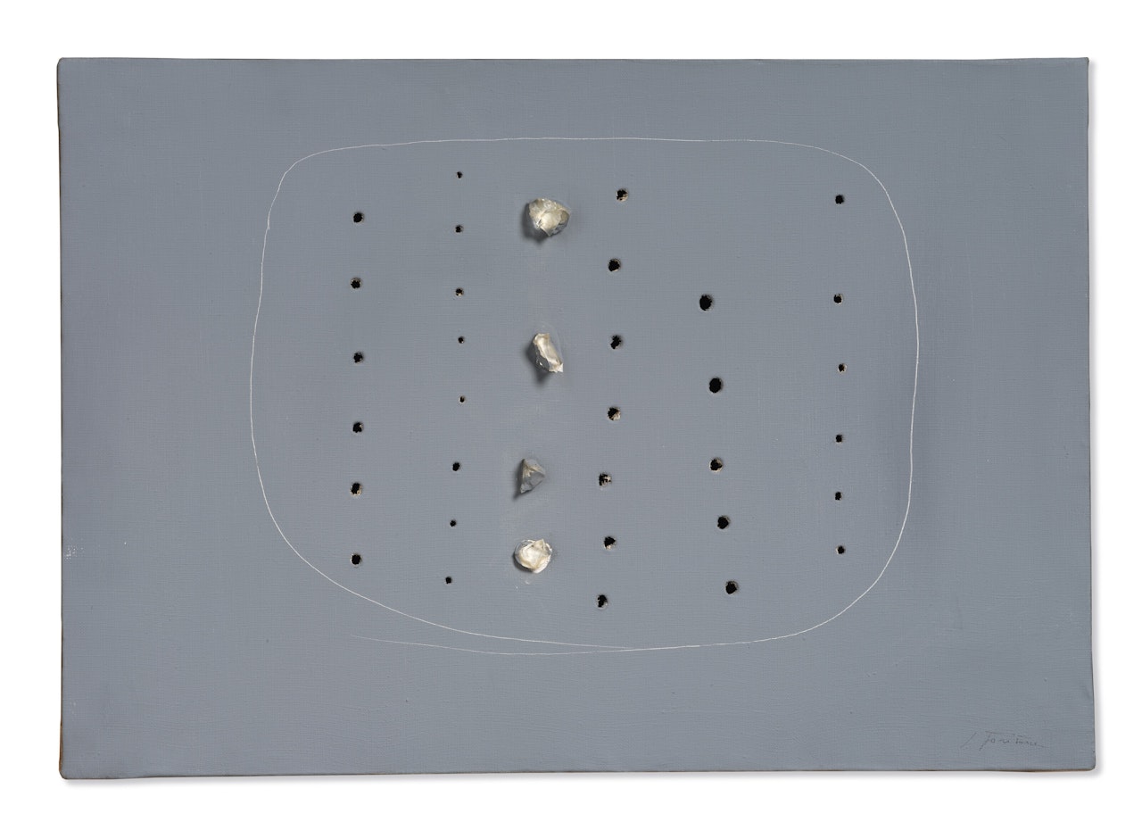 Concetto spaziale by Lucio Fontana