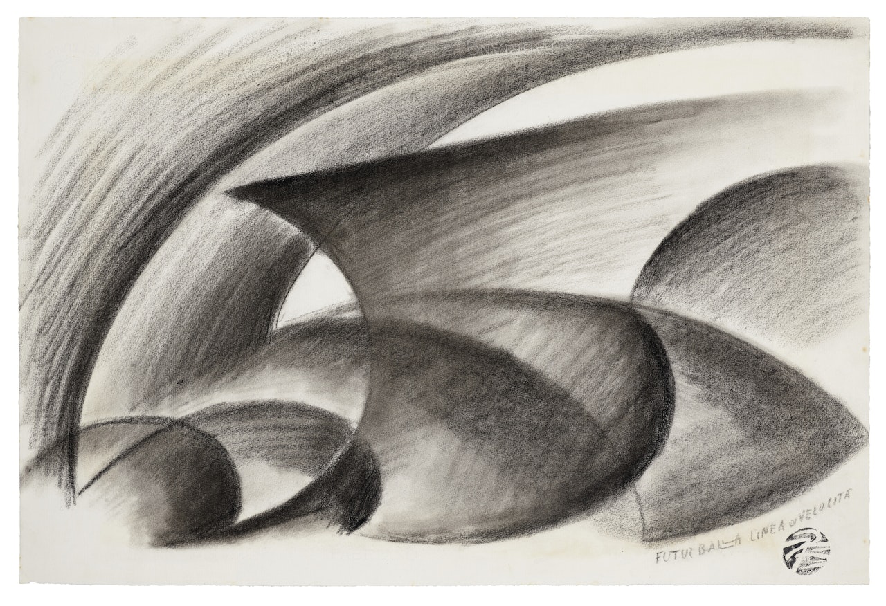 Linea di velocità by Giacomo Balla
