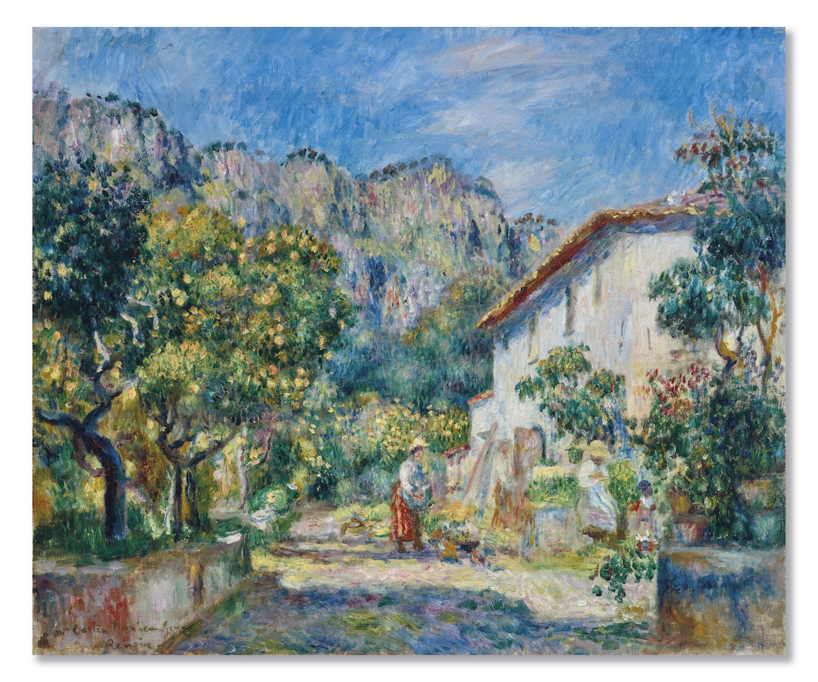 La Ferme de Magnanosc ou La villa Raynaud, Grasse by Pierre-Auguste Renoir