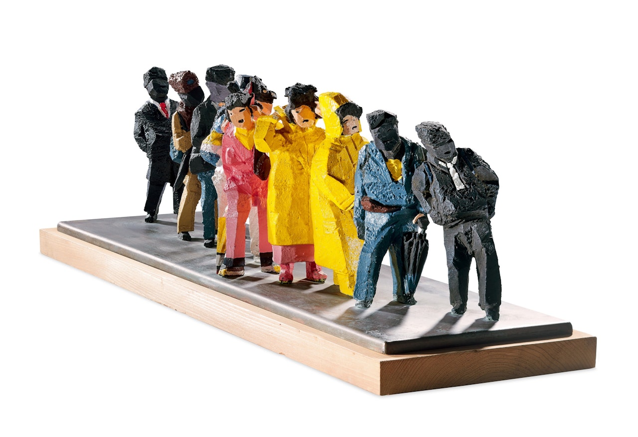Living World Series – Lining Up by Ju Ming