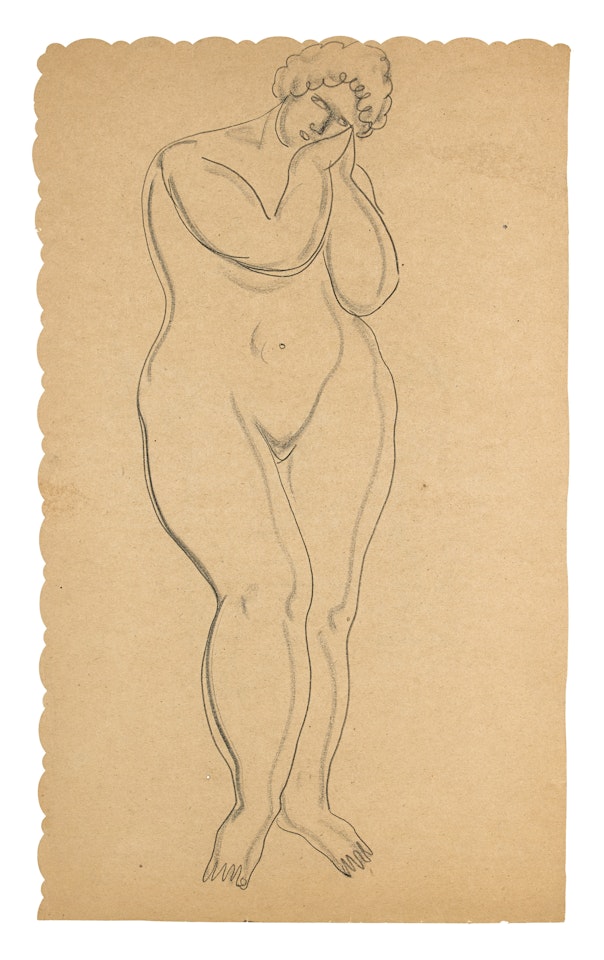Standing Nude by Sanyu