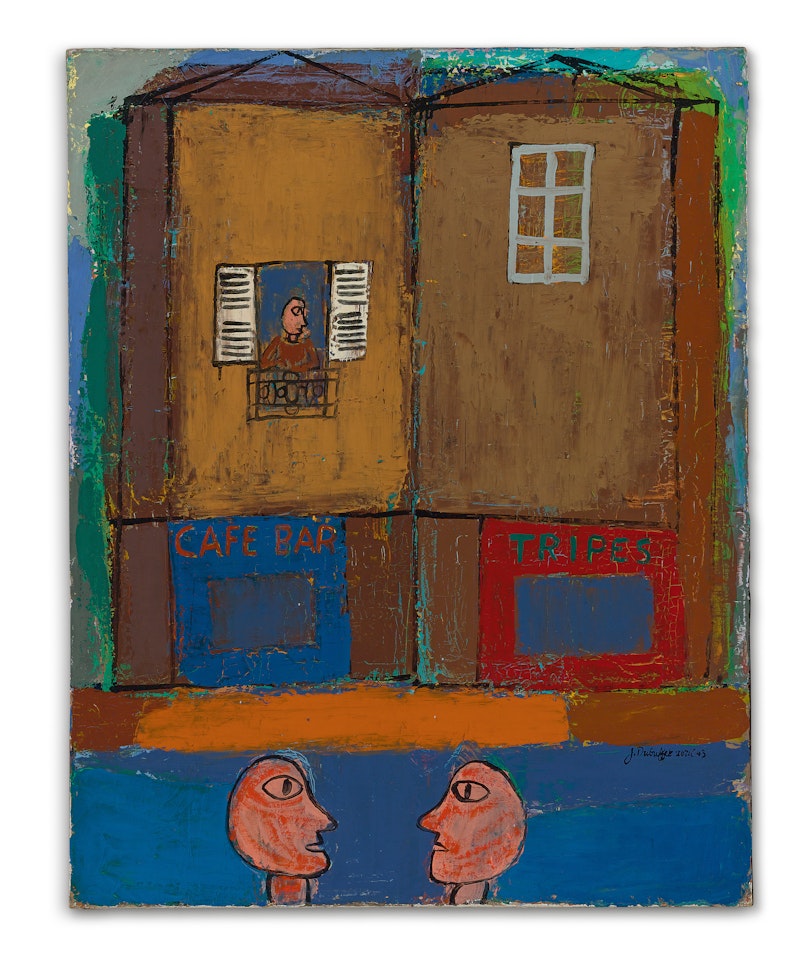La rue by Jean Dubuffet