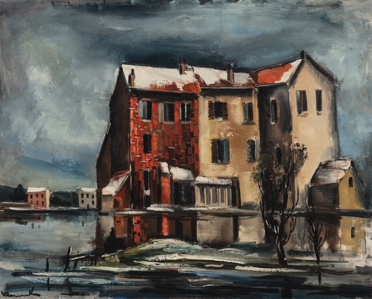 L'Inondation à Bougival by Maurice de Vlaminck