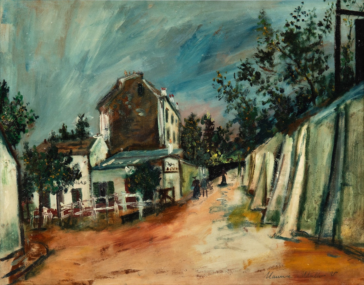 Le Lapin Agile, Rue Saint Vincent by Maurice Utrillo