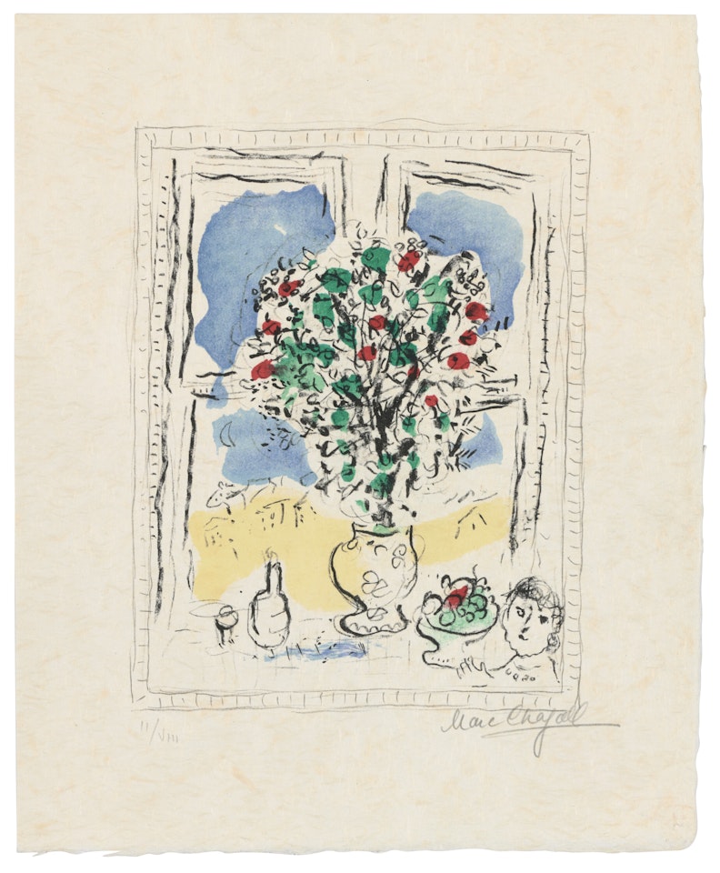 Nature morte aux fleurs by Marc Chagall