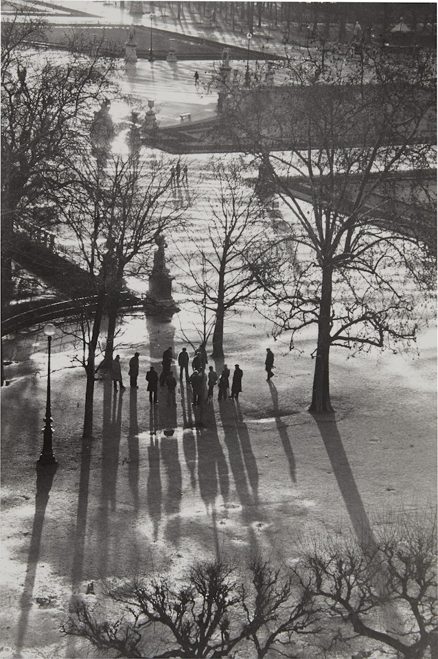 The Tuileries Gardens, Paris, France by Henri Cartier-Bresson