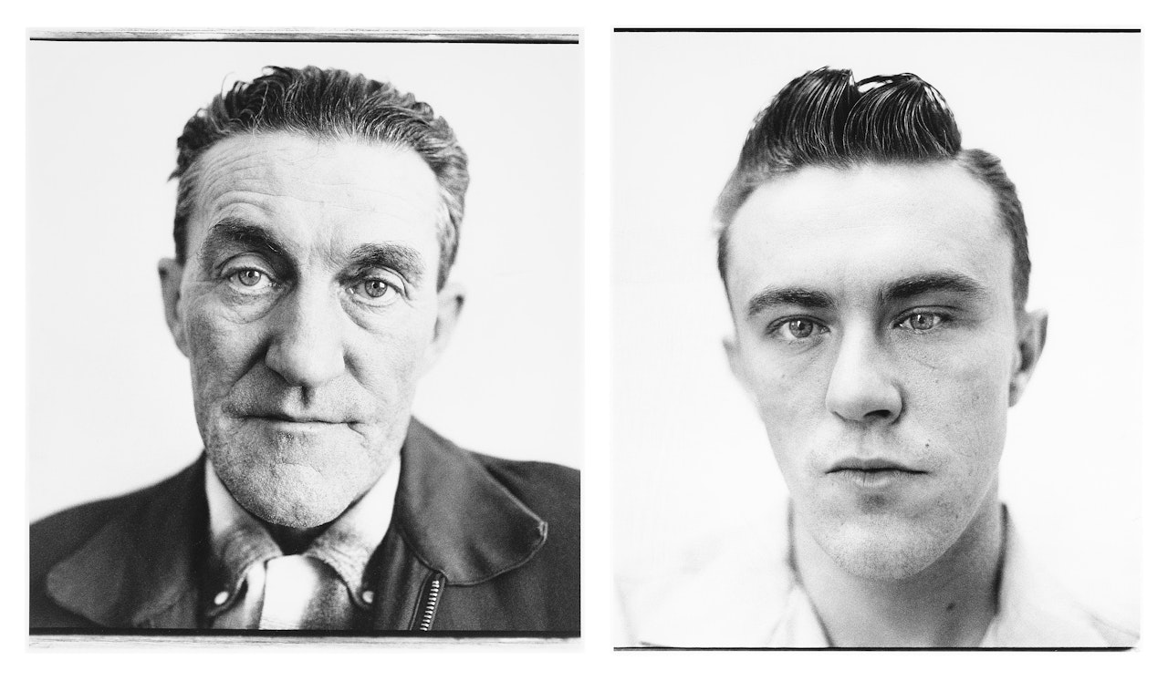 Dick Hickock, Murderer, and Walter Hickock, Father, Garden City, Kansas by Richard Avedon