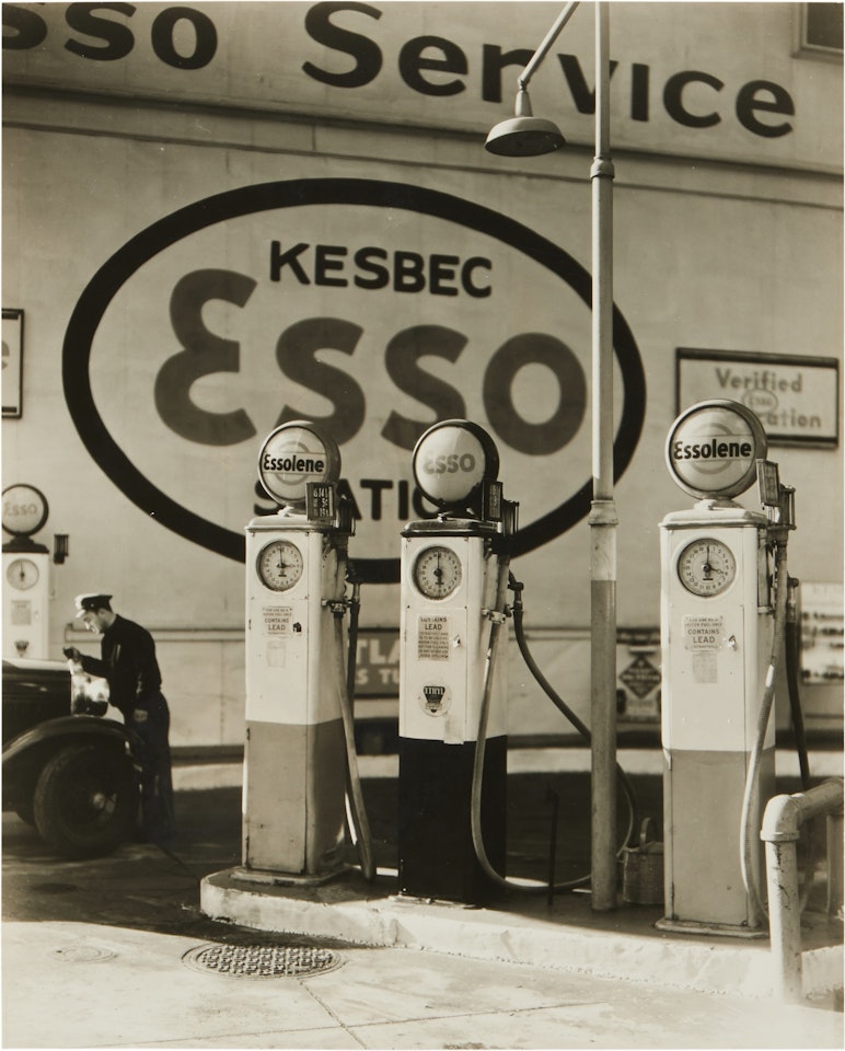 Gasoline Station' (10th Avenue and 29th Street, New York) by Berenice Abbott