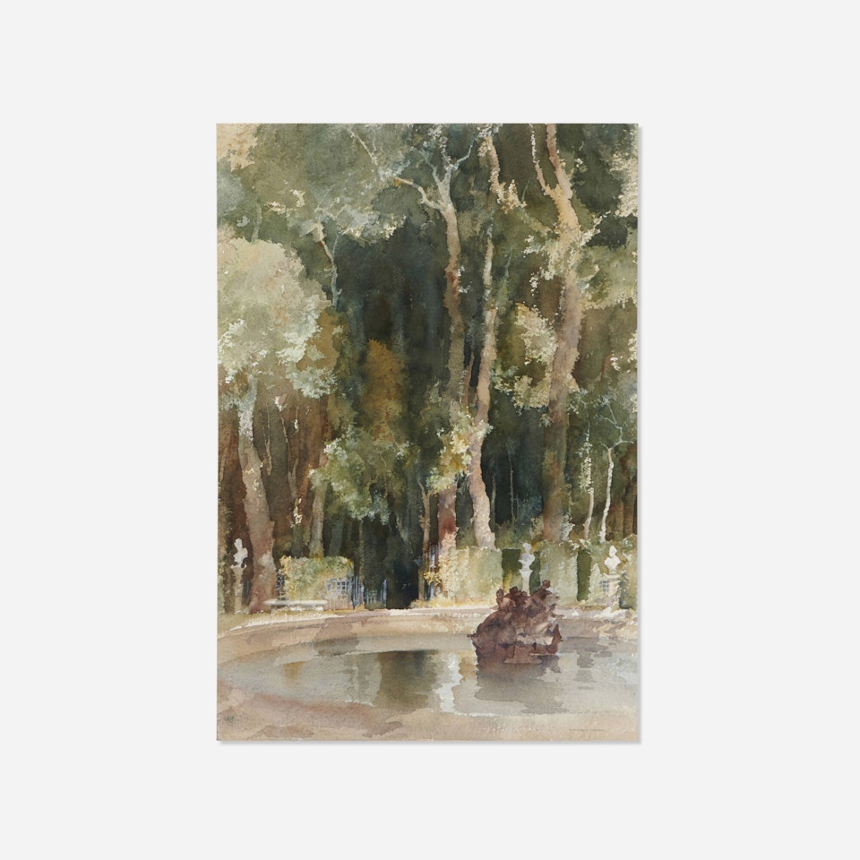 September Sunshine, Versailles by William Russell Flint