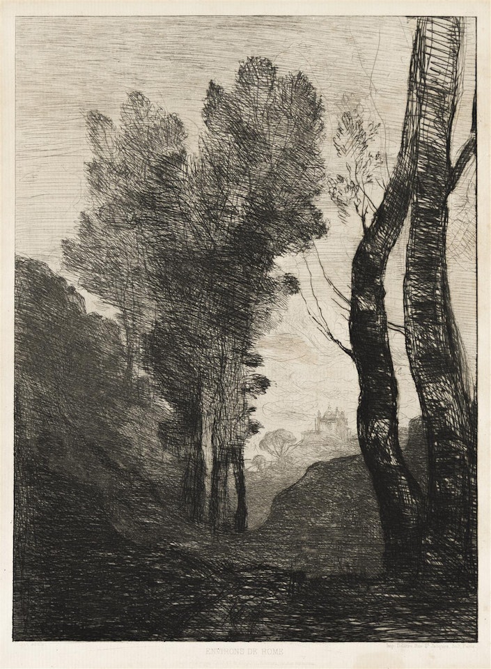 Environs de Rome by Jean Baptiste Camille Corot