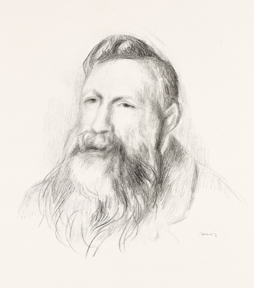Auguste Rodin by Pierre-Auguste Renoir