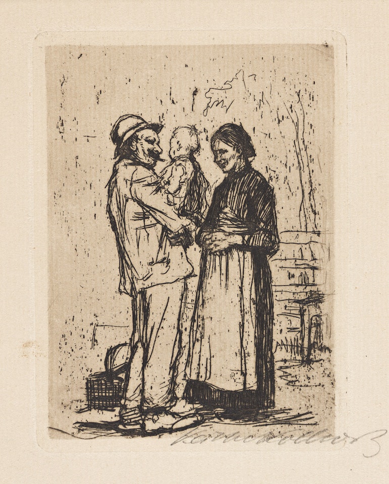 Begrüssung by Kathe Kollwitz